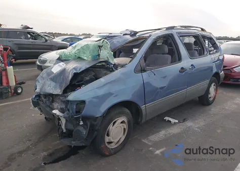 2002 Toyota Sienna Xle из США, поврежденный, VIN 4T3ZF13CX2U486414